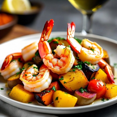Customizable Shrimp Scampi Meal Prep (Sample Menu)
