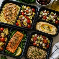 Customizable 5-Day Mediterranean Meal Prep (Sample Menu)