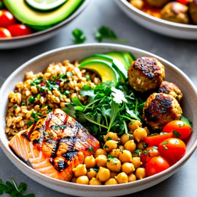 Customizable 3-Day Mediterranean Power Bowl Meal Prep (Sample Menu)