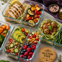 Customizable 5-Day Celiac-Friendly Meal Prep with Lunch and Dinner (Sample Menu)