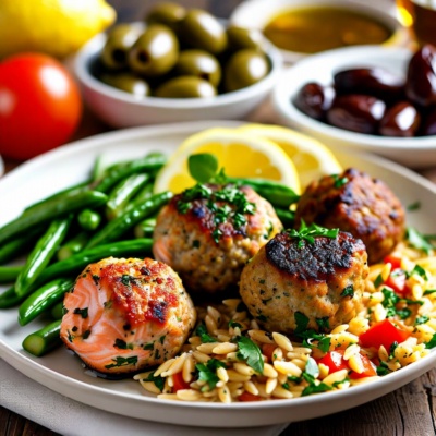 Customizable 3 Day Mediterranean Dinner and Snack (Sample Menu)