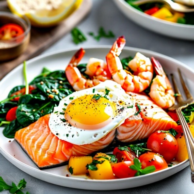 Customizable 3-Day Customizable Pescatarian Diet Meal Prep (Sample Menu)