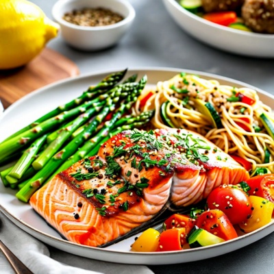Customizable 4 Day Healthy Protein Lunch or Dinner Meal Prep (Sample Menu)