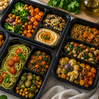Customizable 5-Day Vegan Lunch & Dinner Meal Prep (Sample Menu)