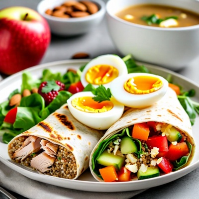 Customizable 4 Day Lunch and Snack Menu (Sample Menu)