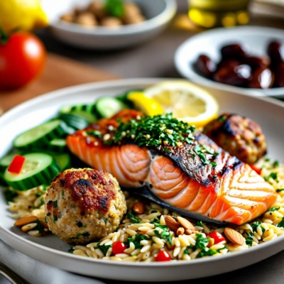 Customizable 3-Day Mediterranean Dinner and Snack Menu (Sample Menu)