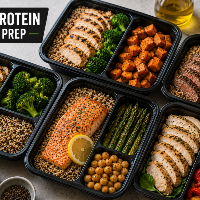Customizable 5-day High Protein Weekly Meal Prep (Sample Menu)