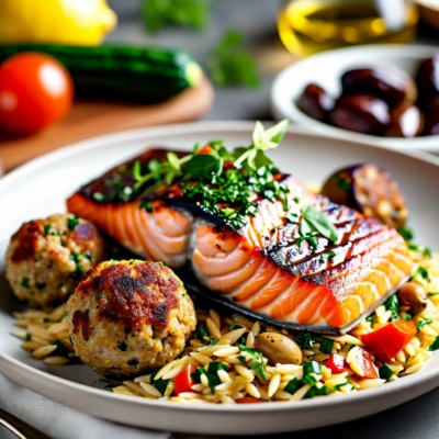 Customizable 3-Day Mediterranean Dinner and Snack Prep (Sample Menu)